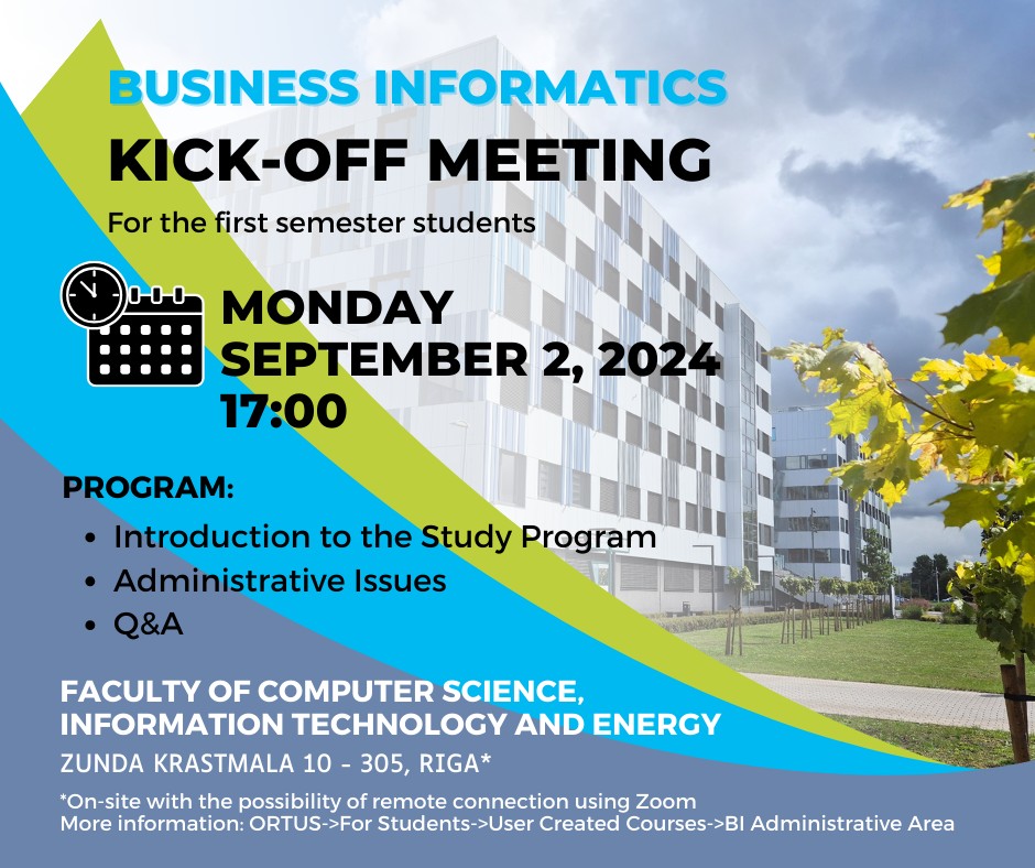 Kick-Off Meeting – Fall 2024