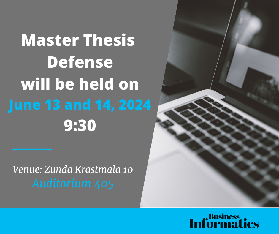 Master Thesis Defense – Spring 2024